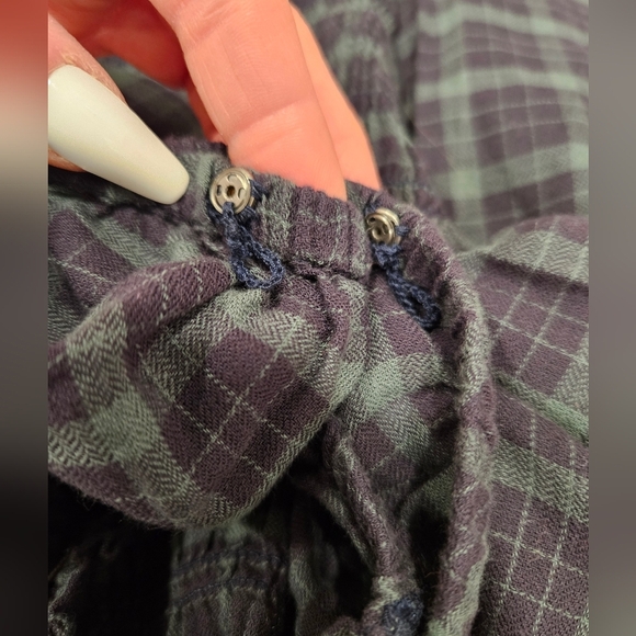 Madewell Plaid Puff Sleeve Top - Size S - Picture 14 of 15